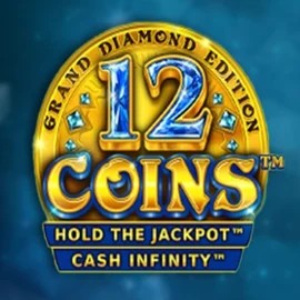 12 Coins Grand Diamond Edition by Wazdan, showcased at casinowonacoo.com – game logo