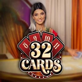 32 Cards by Ezugi, showcased at casinowonacoo.com – game logo