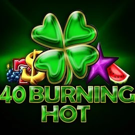 40 Burning Hot logo by Amusnet Interactive Wonaco Casino