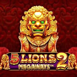 Official Slots logo: 5 Lions Megaways 2 by Pragmatic Play at Wonaco Casino