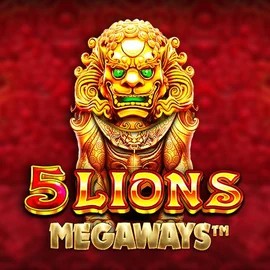 5 Lions Megaways by Pragmatic Play, showcased at casinowonacoo.com – game logo