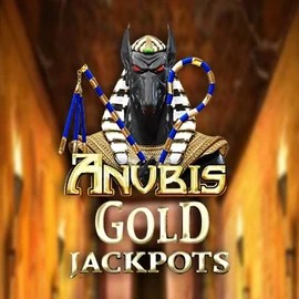 Anubis Gold Jackpots online game logo by Inspired Gaming on casinowonacoo.com