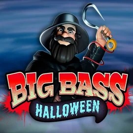 Big Bass Halloween online game logo by Pragmatic Play on casinowonacoo.com