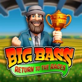 Big Bass Return to the Races logo by Pragmatic Play at Wonaco Casino