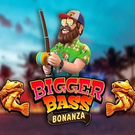 Bigger Bass Bonanza logo – Slots by Pragmatic Play at Wonaco Casino