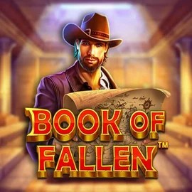 Book Of Fallen slot logo by Pragmatic Play at Wonaco Casino