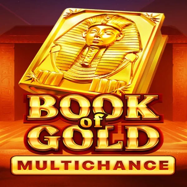 Book of Gold Multichance by Playson, showcased at casinowonacoo.com – game logo
