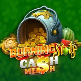 Burning Slots Cash Mesh slot logo by BF Games at Wonaco Casino