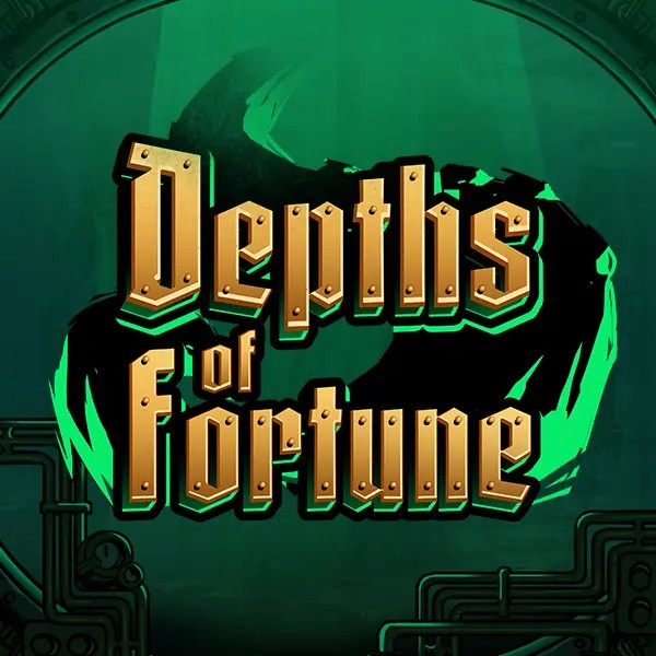 Depths of Fortune slot logo by AvatarUX Studios at Wonaco Casino