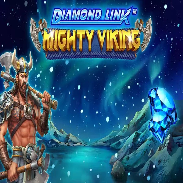 Diamond Link Mighty Viking by Greentube, showcased at casinowonacoo.com – game logo