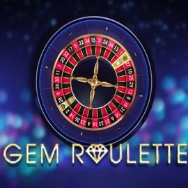 Gem Roulette online game logo by iSoftBet on casinowonacoo.com