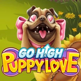 Go High Puppy Love logo – Slots by RubyPlay at Wonaco Casino