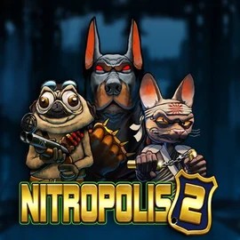 Nitropolis 2 slot visual from ELK Studios available on casinowonacoo.com