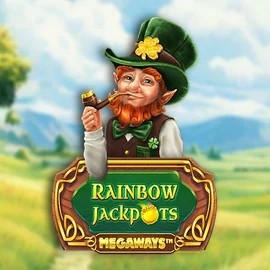 Rainbow Jackpots Megaways logo by Red Tiger Gaming Wonaco Casino