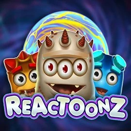 Reactoonz logo by Play'n GO Wonaco Casino