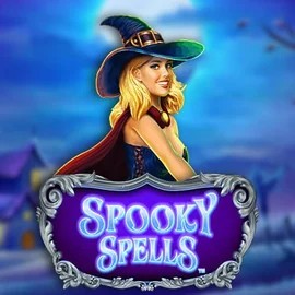 Spooky Spells slot logo by Novomatic at Wonaco Casino