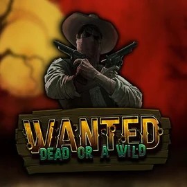 Official Slots logo: Wanted Dead or a Wild by Hacksaw Gaming at Wonaco Casino